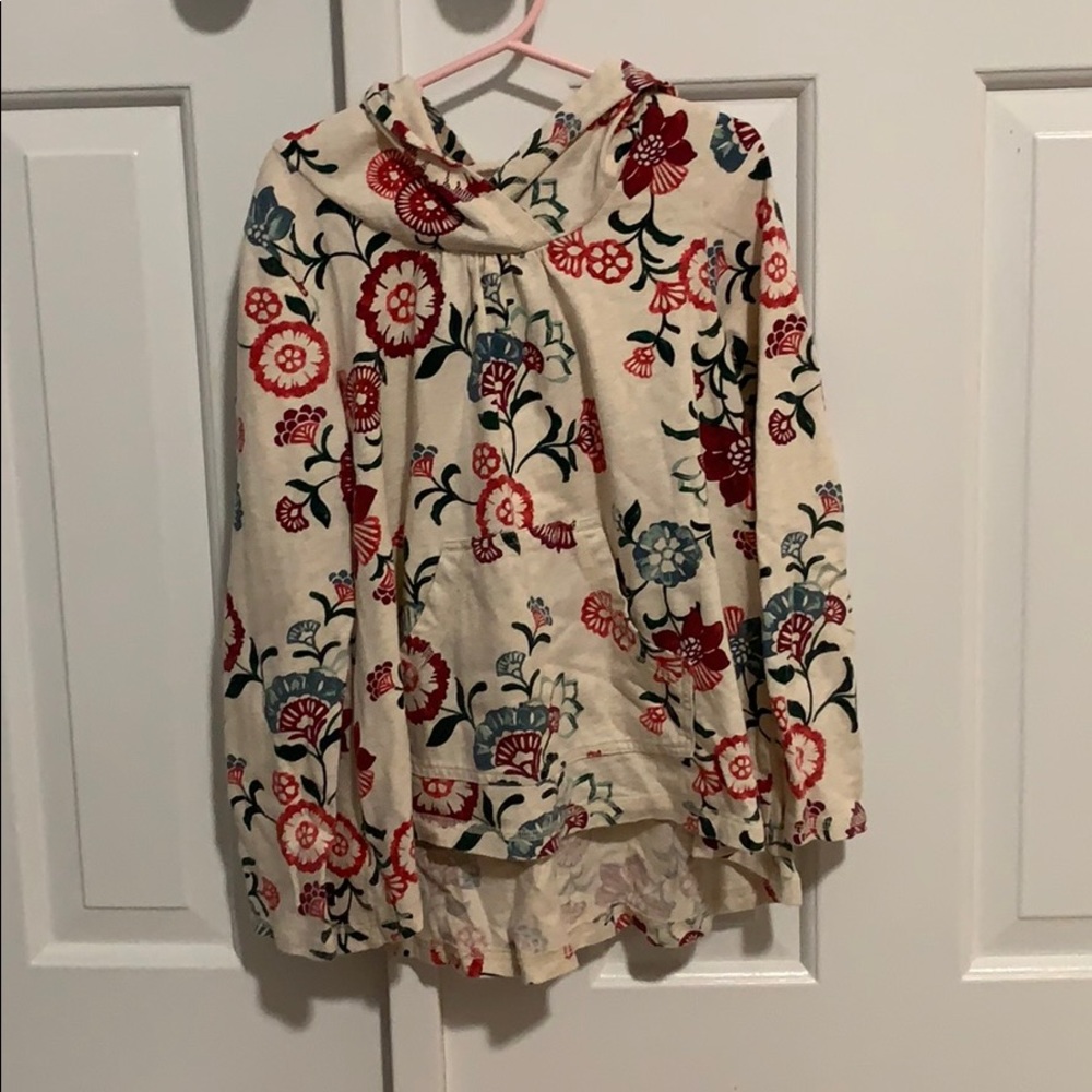 Tea long sleeve hooded top